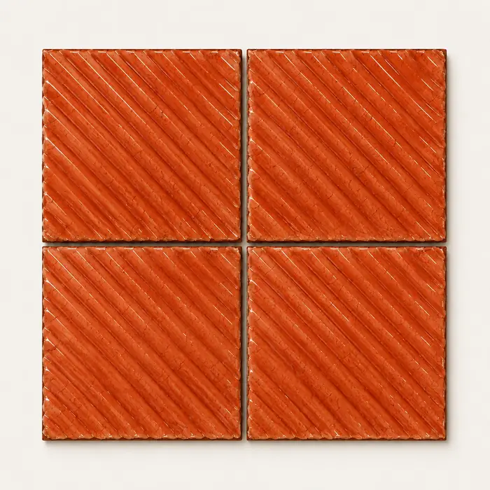 Estriado / Deslavado Terracota
